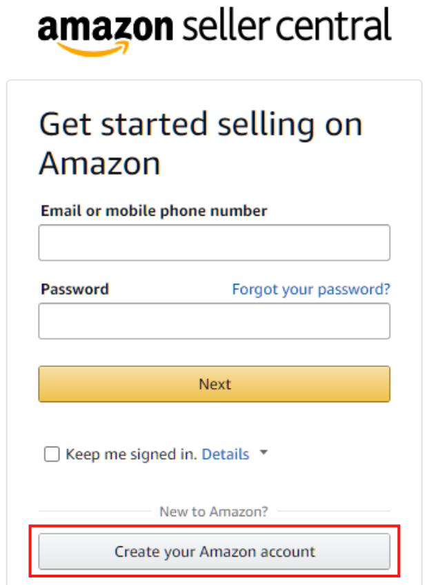 amazon-seller-central-login-page