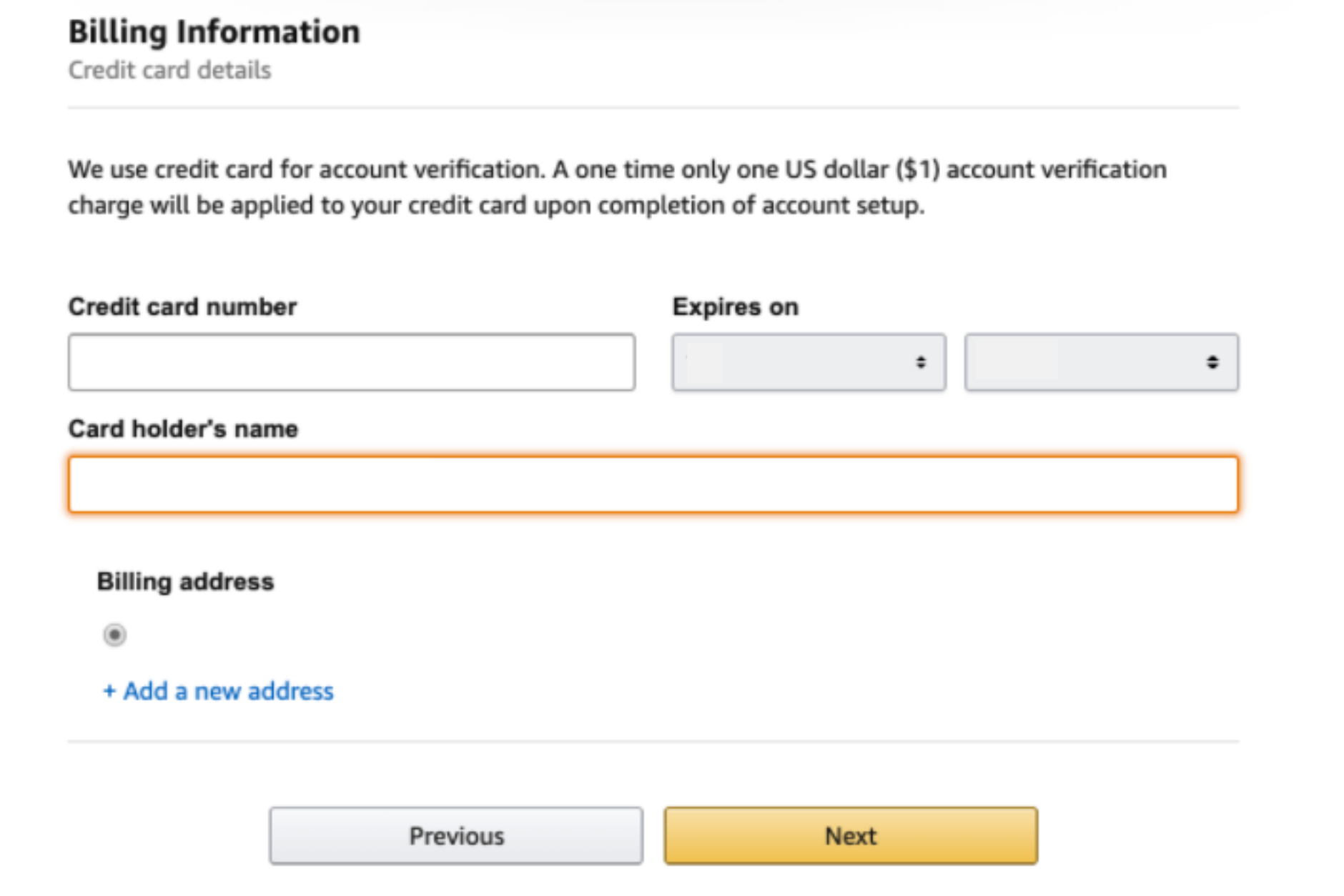 amazon-billing-section-account-creation