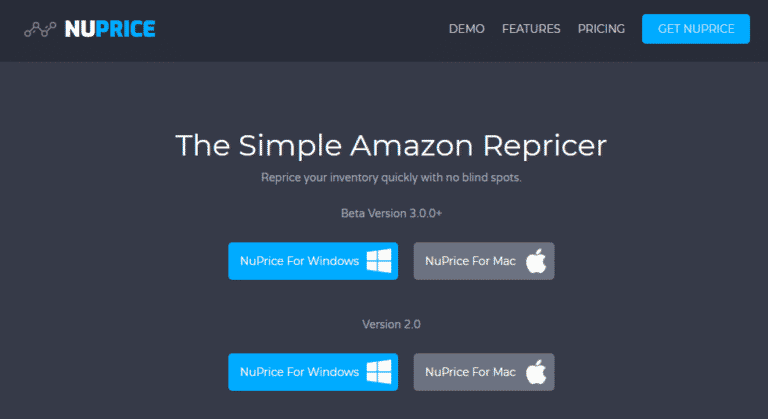 nu-price-repricer-homepage-screenshot