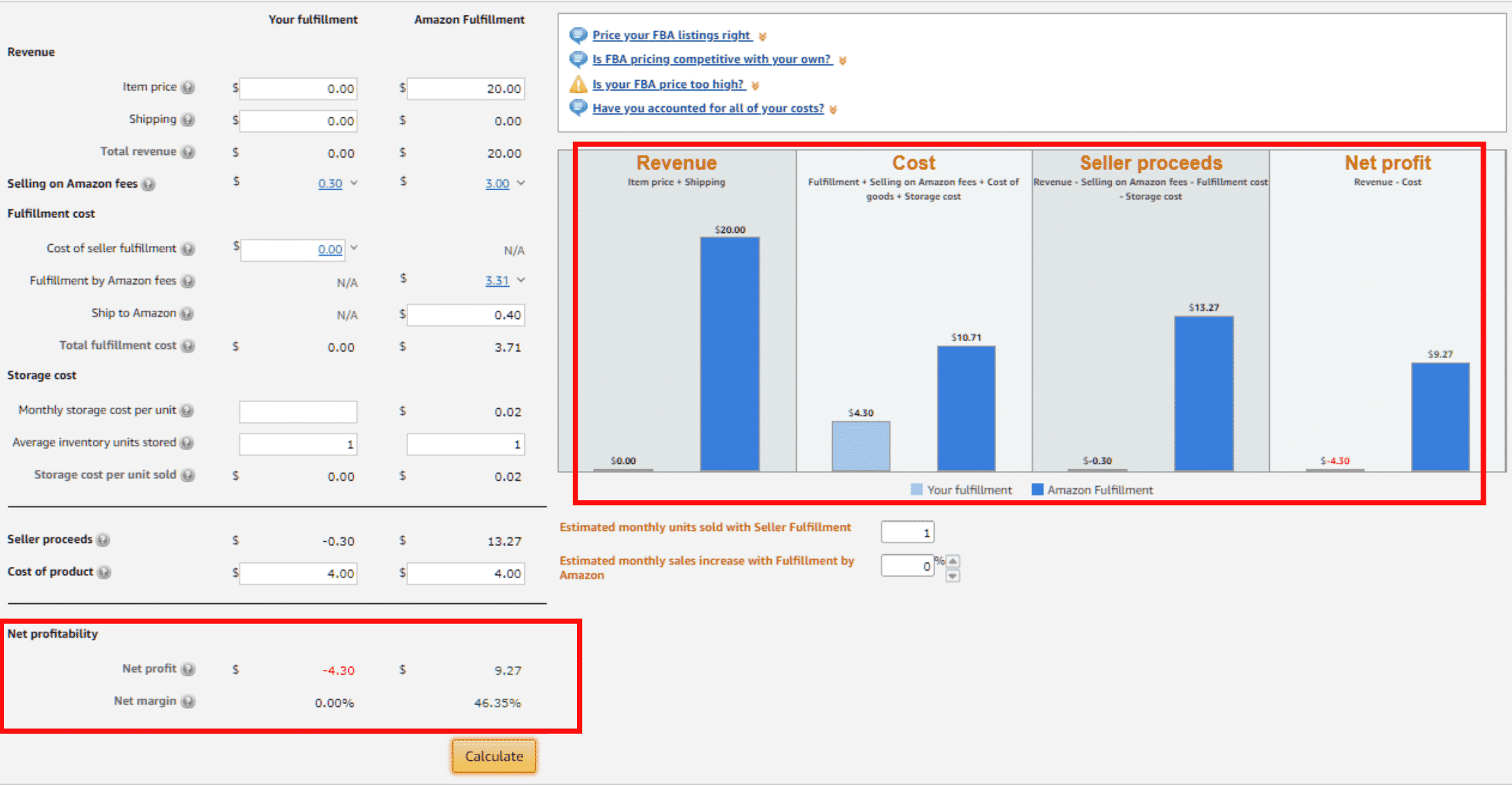 amazon-fba-calculator-result