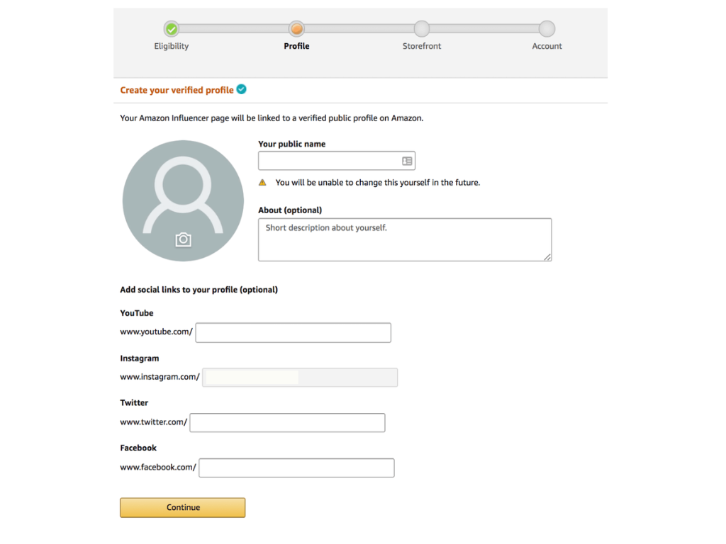 amazon-influencer-requirements-profile